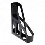 Лоток вертикальный для бумаг BRAUBERG FILE, 250×75х300 мм, черный, 238111