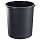 Корзина для мусора 18л (пластик, черная)