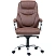 превью Кресло для руководителя Easy Chair 535 MPU коричневое (экокожа, металл)