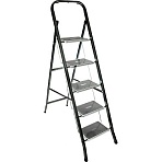 Стремянка Jet Black 5 шир. ступ. с ковриком, сталь, Zalger, арт. 9920-5