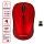 Мышь беспроводная с бесшумным кликом SONNEN V18, USB, 800/1200/1600 dpi, 4 кнопки, красная