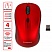 превью Мышь беспроводная SONNEN V-111, USB, 800/1200/1600 dpi, 4 кнопки, оптическая, красная