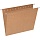 Подвесная папка Эконом Foolscap до 80 листов коричневая (10 штук в упаковке)