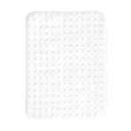 Коврик для ванны противоскользящий 70×38см, «Полусферы», прозрачный, ПВХ, присоски, PRIMILA