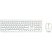 превью Набор клавиатура+мышь Smartbuy мультимедийный, белый (SBC-666395AG-W)