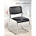 превью Стул офисный Комус Мебель (Easy Chair) 802 чёрный (искусственная кожа, металл хромированный)