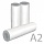 Рулон для плоттера STARLESS, А2, ширина 420 мм, длина 175 м, втулка 76 мм, диаметр 170 мм, 80 г/м2, белизна CIE 162%