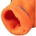 превью Перчатки рабочие утеплённые TOPFORT Базис акриловые с латексным покрытием оранжевые/чёрные (7 класс вязки, размер 11)