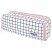 превью Пенал-органайзер BRAUBERG, 2 откидные планки, полиэстер, 23×9×7 см, «Checkered white»