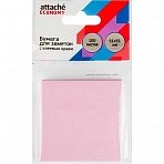 Стикеры Attache Economy 51×51 мм пастельный розовый (1 блок, 100 листов)