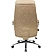 превью Кресло для руководителя Easy Chair 572 бежевое (экокожа, металл хромированный)
