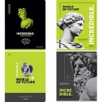 Тетрадь 80л., А5, клетка BG «Невероятный мир», глянцевая ламинация