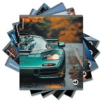 Тетрадь обложка пластик, А5, 48 л., скоба, клетка, ERICH KRAUSE, «Rain Drive» (микс в спайке)