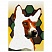 превью Аппликация наклейками ТРИ СОВЫ «Собаки», А4, 2 основы, картонный конверт