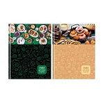 Книга для записи рецептов А5 96л., BG «Cookbook», матовая ламинация
