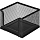 Подставка для блок-кубиков Attache (металическая сетка, 105×105×78 мм, черная)