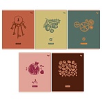 Тетрадь 48л., А5, клетка BG «Secret», soft-touch ламинация, с форзацем, 70г/м2