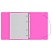 превью Тетрадь на кольцах А5, 120л., BG «Neon», пластиковая обложка, розовый, с резинкой