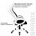 превью Кресло офисное BRABIX PREMIUM «Genesis EX-517», пластик белый, ткань/экокожа/сетка черная