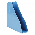 Лоток для бумаг вертикальный СТАММ «Вектор», сине-голубой, ширина 80мм