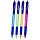 Ручка шариковая ЮНЛАНДИЯ «FLOWERS», синяя, SOFT TOUCH покрытие, узел 0.7 мм, линия письма 0.35 мм
