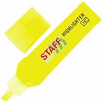 Текстовыделитель STAFF «EVERYDAY HL-707», ЖЕЛТЫЙ, линия 1-5 мм, скошенный наконечник