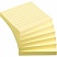 превью Запасные Z-блоки 3M Post-it (76×76мм, желтые в линейку фигурные, 6 блоков по 100 листов)
