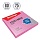 Самоклеящийся блок Berlingo «Ultra Sticky», 75×75мм, 80л, в клетку, розовый неон