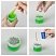 превью Набор для создания слайма ТРИ СОВЫ Slime party «Кото-пришельцы», зеленый, наполнение - блестки, светится в темноте, аромат бабл гам, картонная коробка