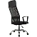 превью Кресло для руководителя Easy Chair 510 TW чёрное (ткань/сетка/экокожа, металл)
