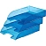 превью Лоток горизонтальный Комус Русская серия, синий прозрач
