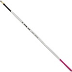 Кисть художественная Комус Арт синтетика средн. жест, плоск., №4, длинная ручка