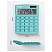 превью Калькулятор настольный Eleven SDC-805NR-GN, 8 разр., двойное питание, 127×105×21мм, бирюзовый