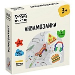 Аквамозаика ТРИ СОВЫ «Главный герой», набор инструментов, трафареты, картонная коробка 12×12см