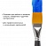 превью Кисть художественная профессиональная BRAUBERG ART «CLASSIC», синтетика жесткая, плоская, № 36, длинная ручка