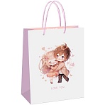 Пакет подарочный 26×32×12см MESHU «Pretty», глянцевая ламинация