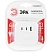 превью Разветвитель Эра SP-4-3USBAC-W 4 розетки + USB (Б0069083)