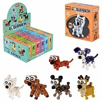 Конструктор пластиковый Blockformers «СОБАЧКИ», ассорти 6 видов, дисплей 1TOY