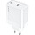 Зарядное устройство сетевое PERO TC16 GaN, USB-C PD, 65W белый