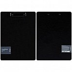 Планшет с зажимом Berlingo «Steel&Style» A4, пластик (полифом), черный