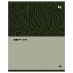 Тетрадь предметная 48л. BG «Single colour» - Литература, эконом