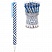 превью Ручка шариковая автоматическая Greenwich Line «Classy stripes» синяя, 0.7 мм, игольчатый стержень, софт-тач