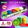 Пластилин-тесто для лепки BRAUBERG KIDS, 6 цветов, 300 г, яркие классические цвета, крышки-штампики