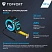 превью Рулетка строительная TOPFORT Extra 10 м x 25 мм с магнитным зацепом и автостопом в прорезиненном корпусе (1990400)