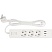 превью Удлинитель Power Cube, 3р с/з вык.,3USB, 3500 Вт, 16А,1.9 м, 3×1.0 (белый)