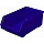 Ящик (лоток) универсальный полипропиленовый 400×230×150 мм синий