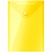 превью Папка-конверт на кнопке OfficeSpace, А6 (105×148мм), 150мкм, желтая