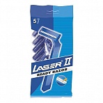 Бритва одноразовая Laser Лазер II (5 штук в упаковке)