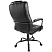 превью Кресло для руководителя Комус Мебель (Easy Chair) 584 чёрное (рециклированная кожа, металл крашеный)