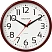 превью Часы настенные Troyka 91931912 вишневые